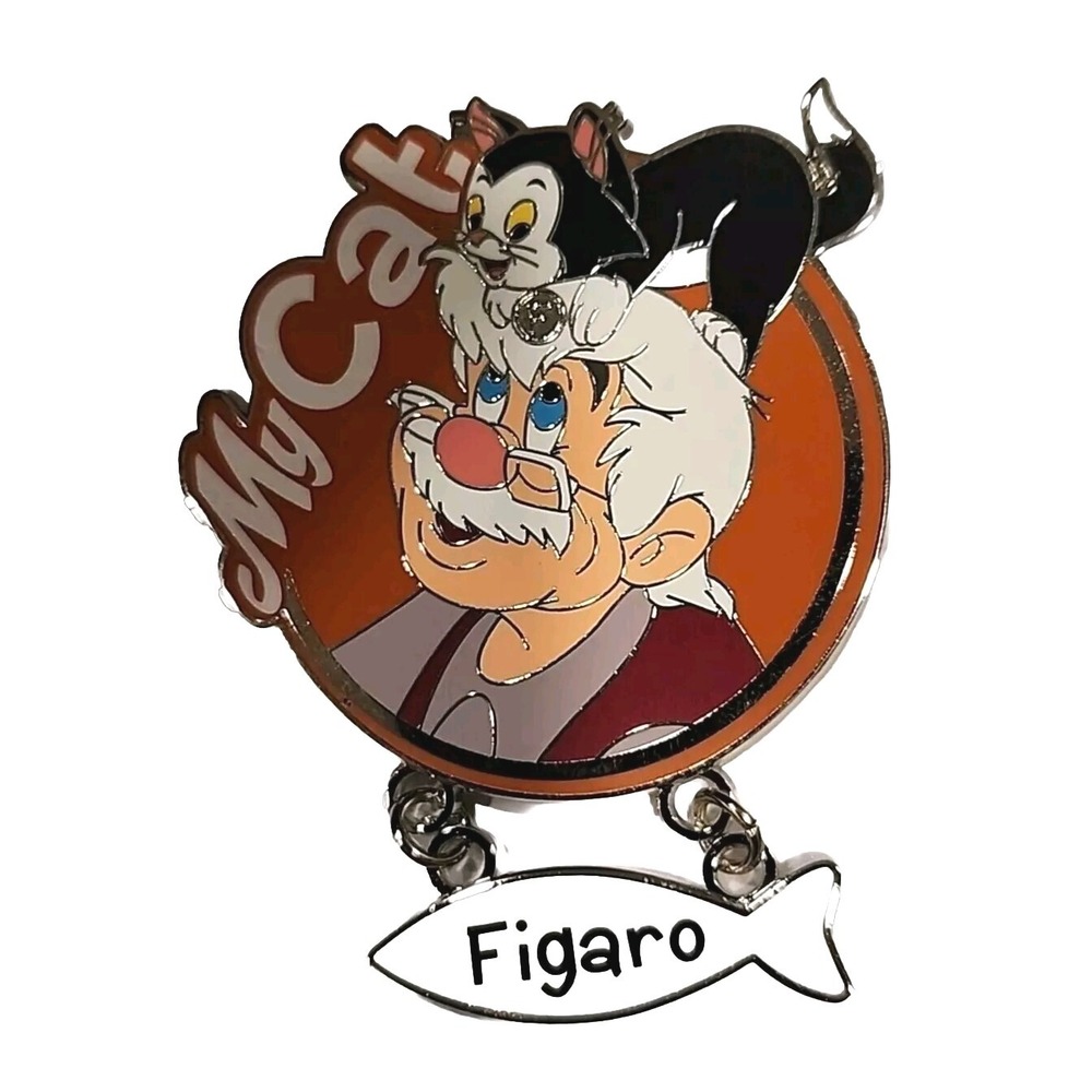 Disney Pin Pinocchio Geppetto Figaro My‎ Cat Disneyland Paris DLP LE 700 127061